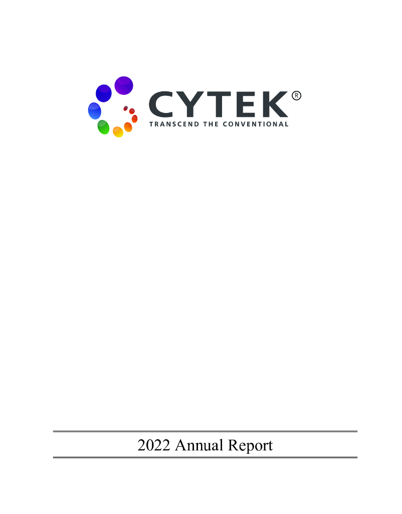 Cytek Biosciences, Inc.（CTKB）2022财年年度报告（英文版）