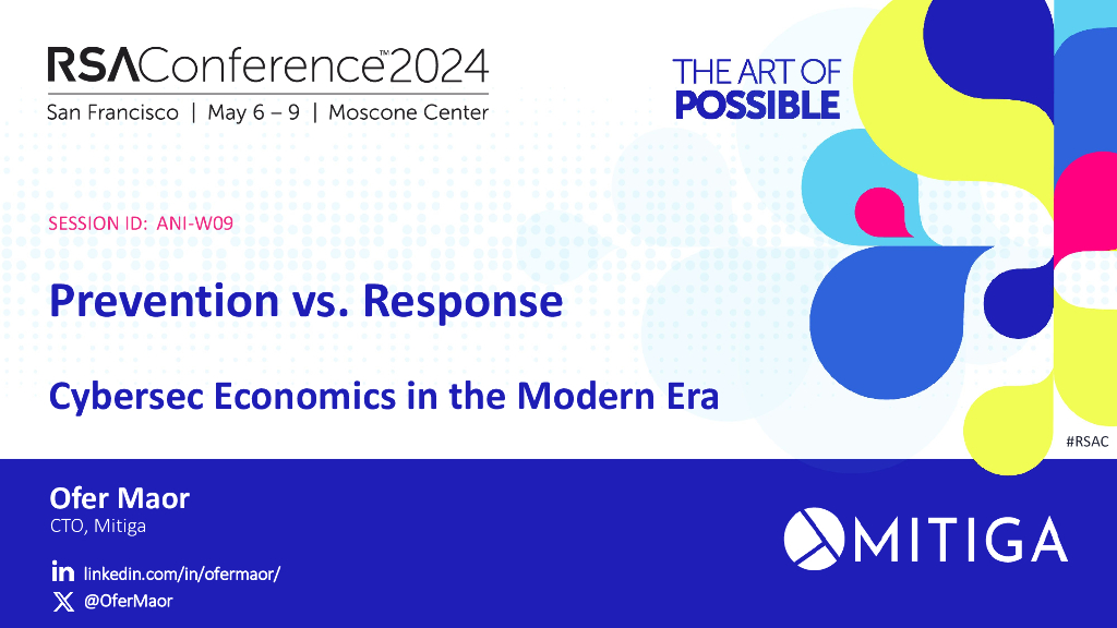 2024_USA24_ANI W09_01：Prevention vs Response Cybersec Economics in the Modern Era