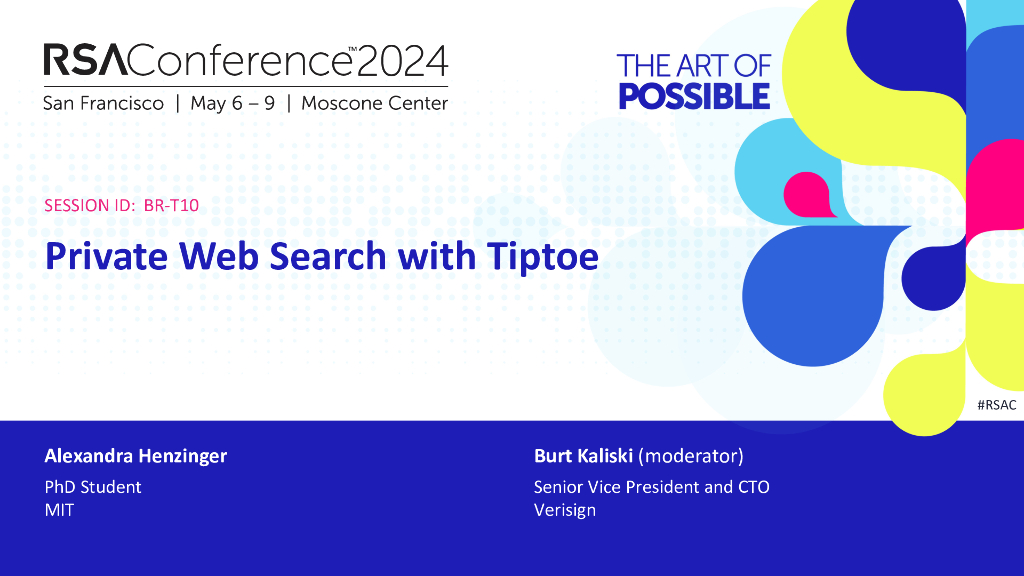 2024_USA24_BR T10_01：Private Web Search With Tiptoe