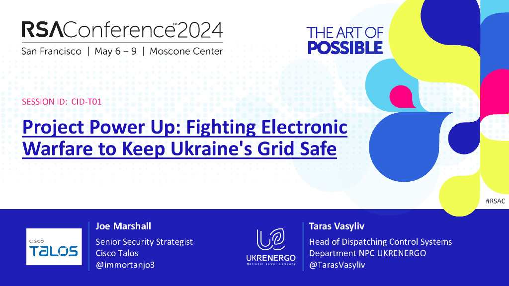 2024_USA24_CID T01_01：Project Power Up Fighting Electronic Warfare to Keep Ukraines Grid Safe
