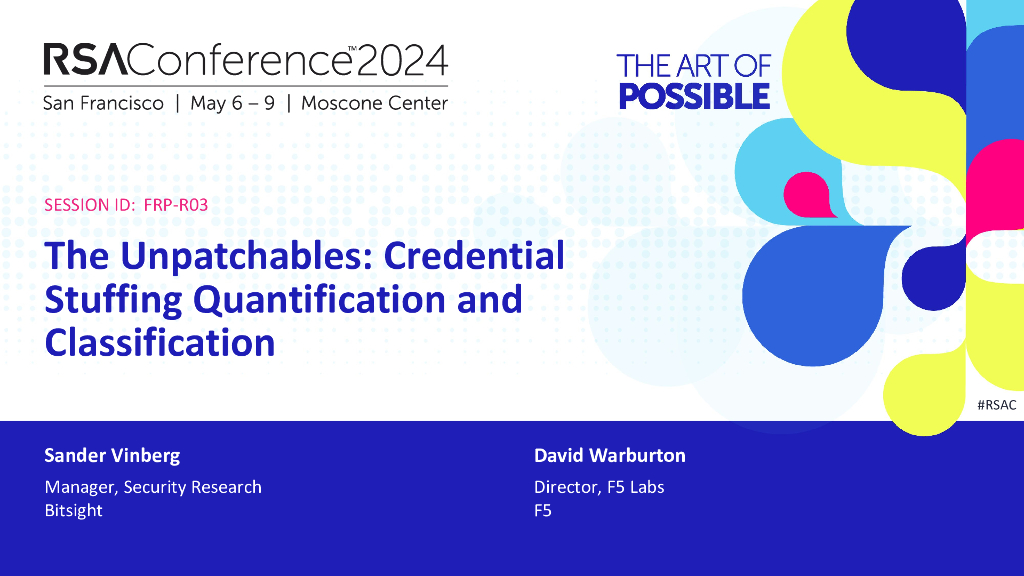 2024_USA24_FRP R03_01：The Unpatchables Credential Stuffing Quantification and Classification