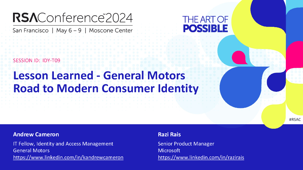 2024_USA24_IDY T09_01：Lesson Learned General Motors Road to Modern Consumer Identity