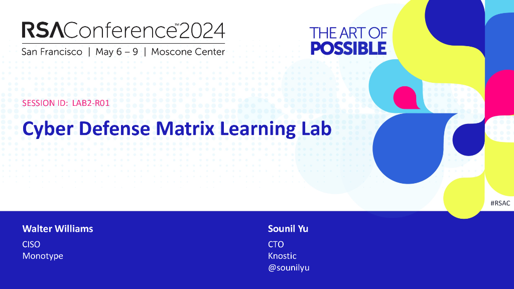 2024_USA24_LAB2 R01_01：Cyber Defense Matrix Workshop