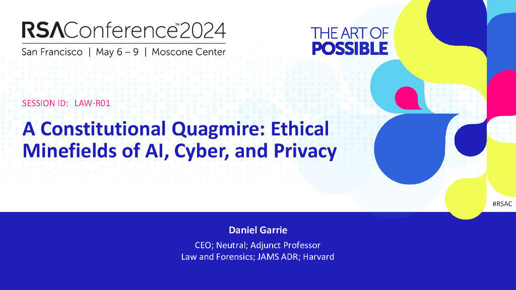 2024_USA24_LAW R01_01：A Constitutional Quagmire Ethical Minefields of AI Cyber and Privacy