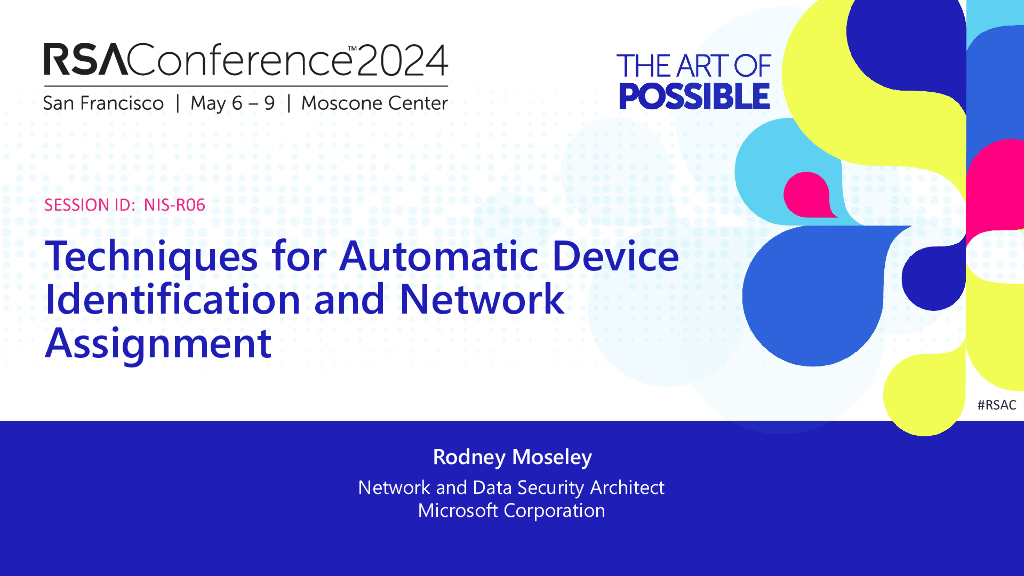 2024_USA24_NIS R06_01：Techniques for Automatic Device Identification and Network Assignment
