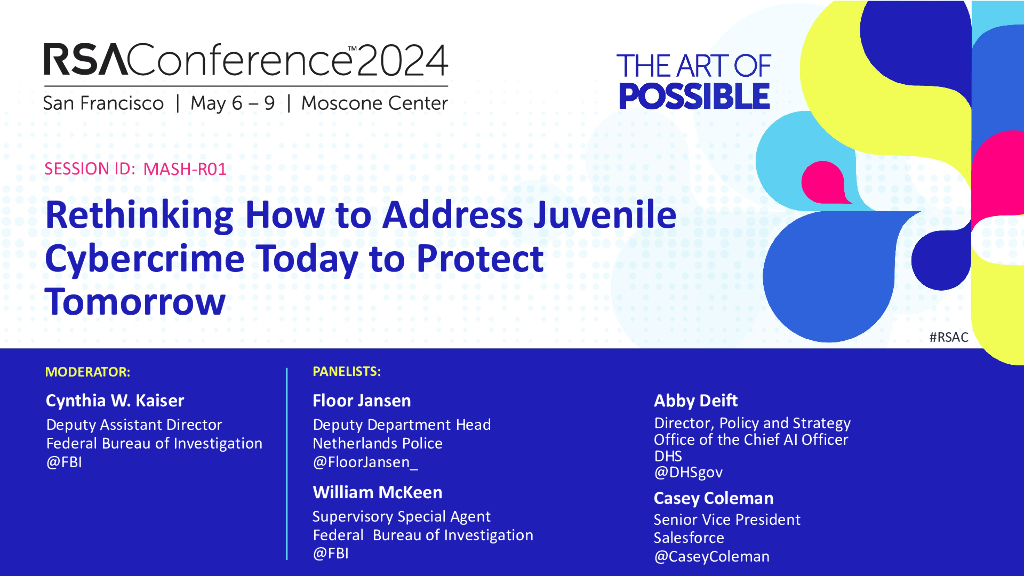 2024_USA24_MASH R01_01：Rethinking How to Address Juvenile Cybercrime Today to Protect Tomorrow