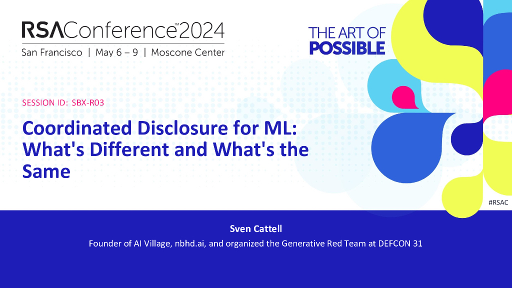 2024_USA24_SBX R03_01：Coordinated Disclosure for ML What's Different and What's the Same