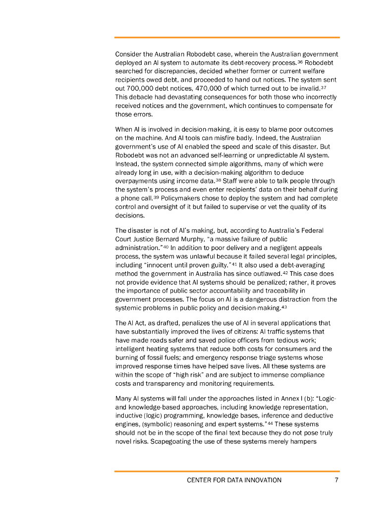 数据创新中心：2023人工智能法案应该是技术中立的报告（英文版）_第7页