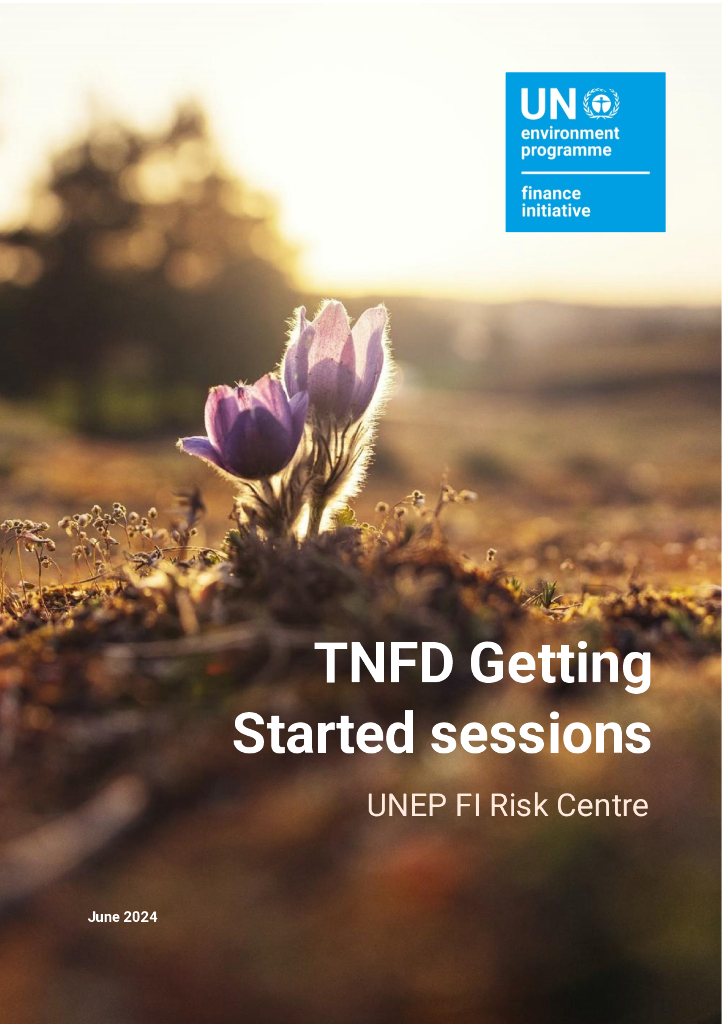 Unepfi：2024年TNFD<em>入门</em>课程（英文版） 海报