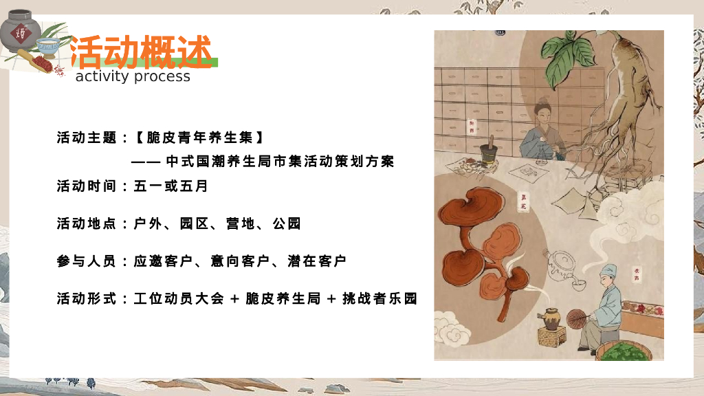 2024商场地产中式国潮养生局市集“脆皮青年养生集”活动策划方案_第7页