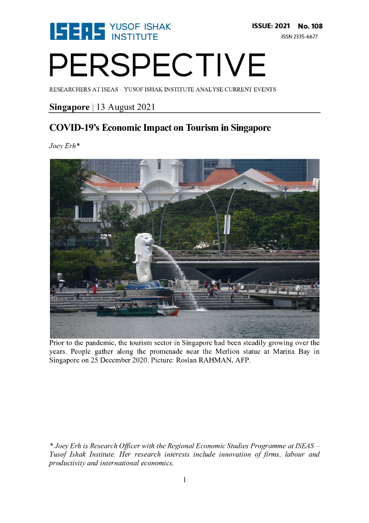 新加坡东南亚研究院：COVID-19对新加坡旅游业的经济影响（英文版）