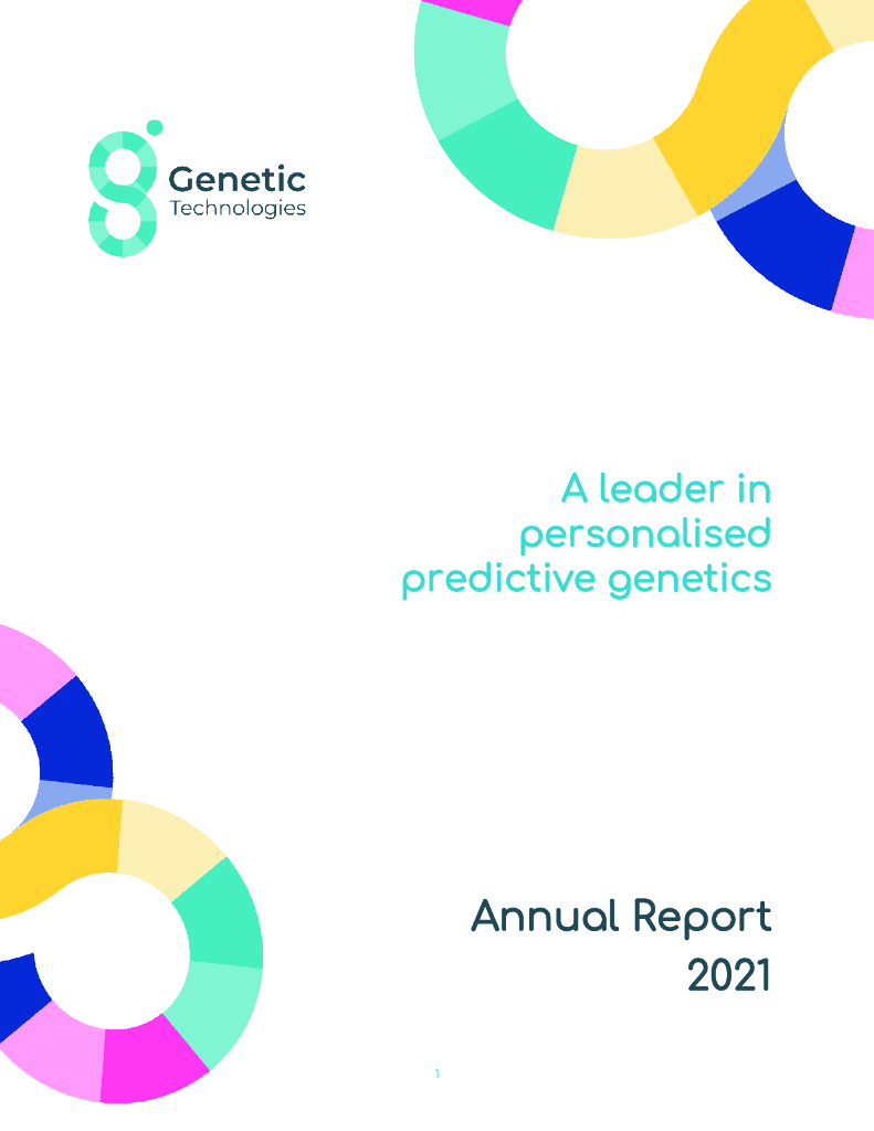 Genetic Technologies Ltd（GENE）2021财年年度报告（英文版）