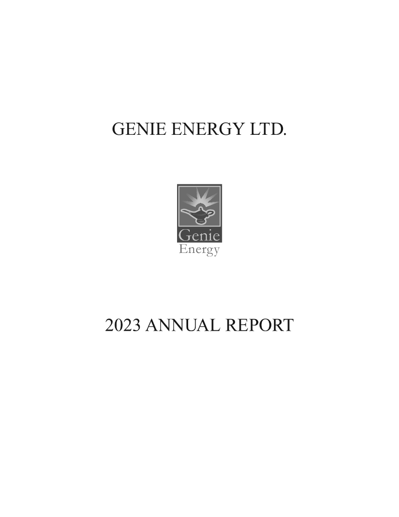 Genie Energy Ltd（GNE）2023财年年度报告（英文版）
