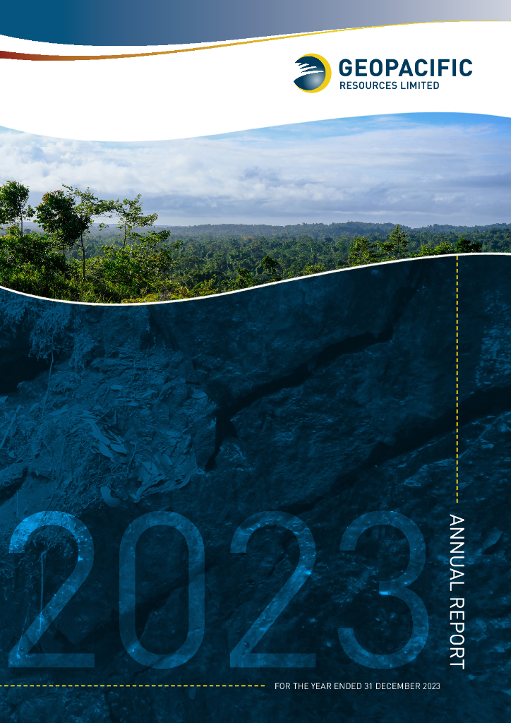 Geopacific Resources Limited（GPR）2023财年年度报告（英文版）