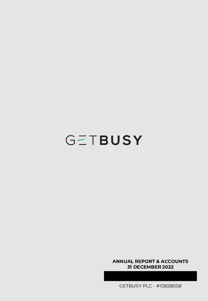 GetBusy Plc（GETB）2022财年年度报告（英文版）