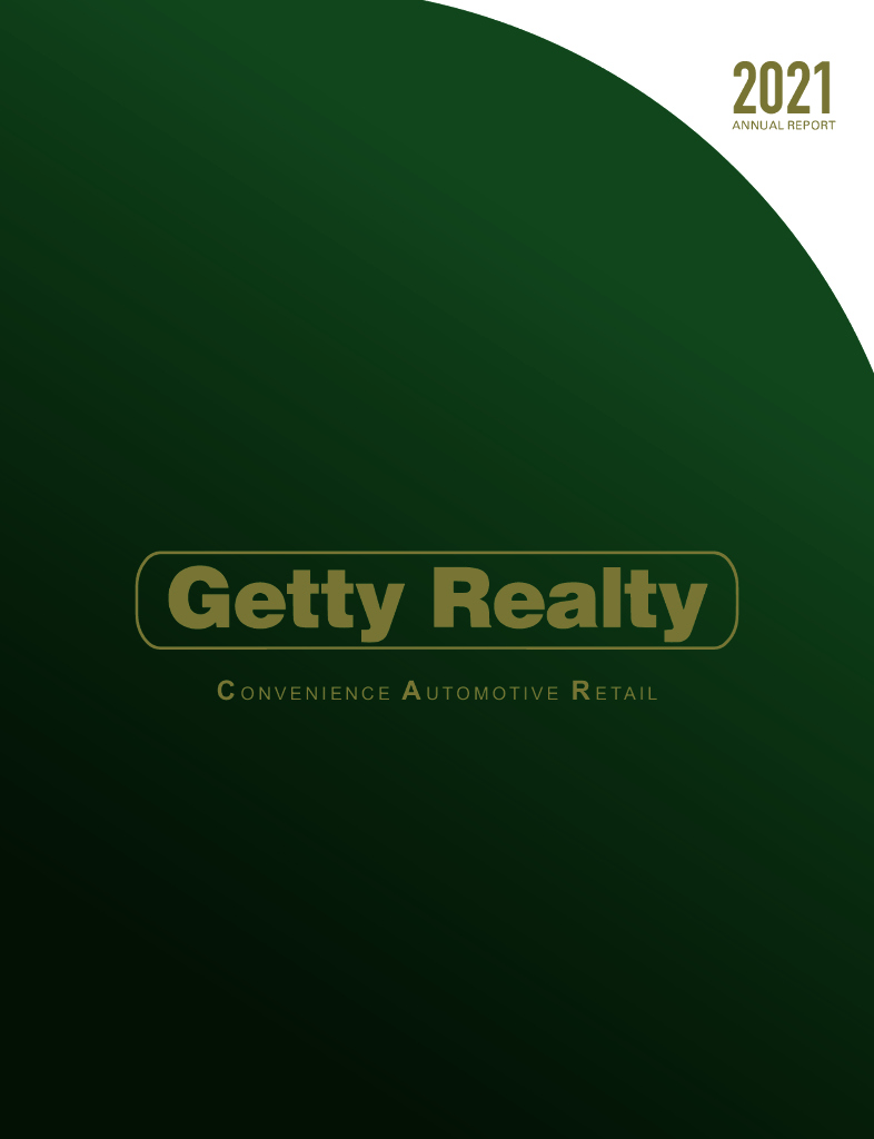 Getty Realty Corp.（GTY）2021财年年度报告（英文版）
