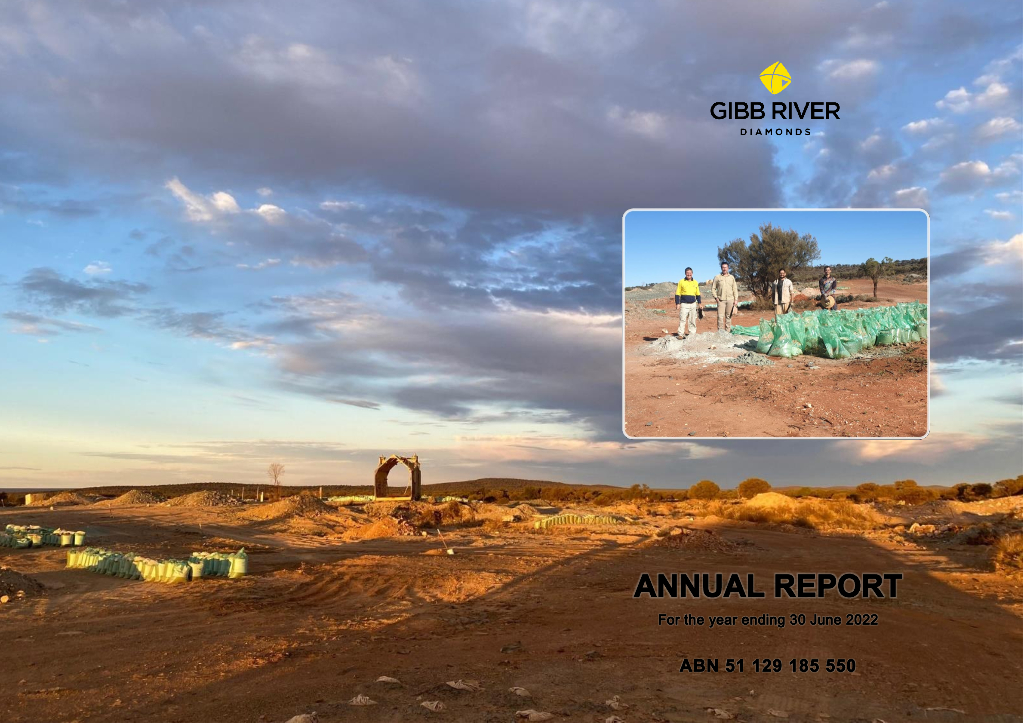 Gibb River Diamonds Limited（GIB）2022财年年度报告（英文版）