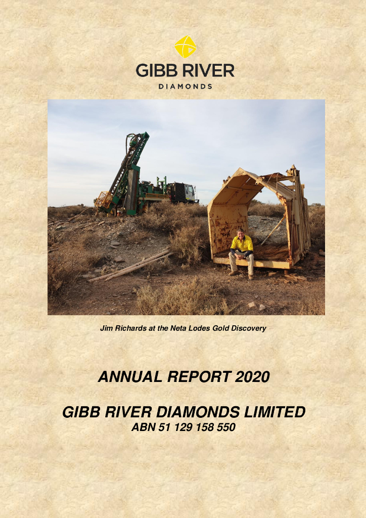 Gibb River Diamonds Limited（GIB）2020财年年度报告（英文版）