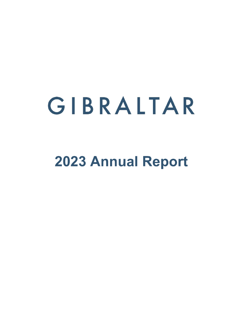 Gibraltar Industries,Inc.（ROCK）2023财年年度报告（英文版）