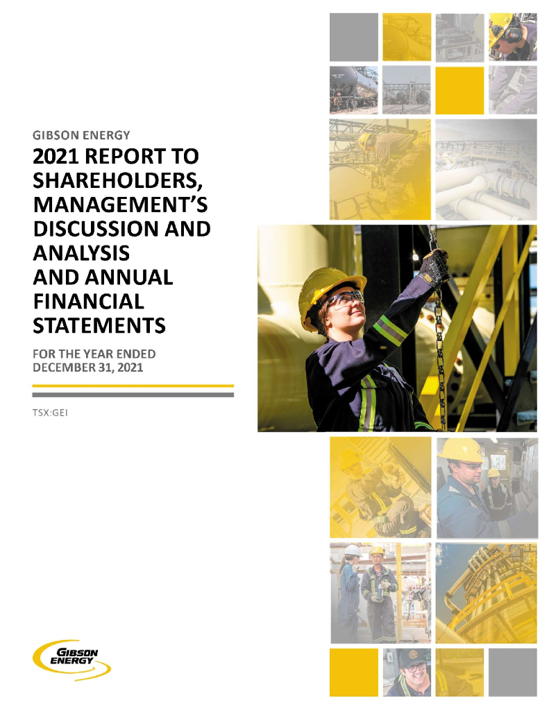 Gibson Energy Inc.（GEI）2021财年年度报告（英文版）