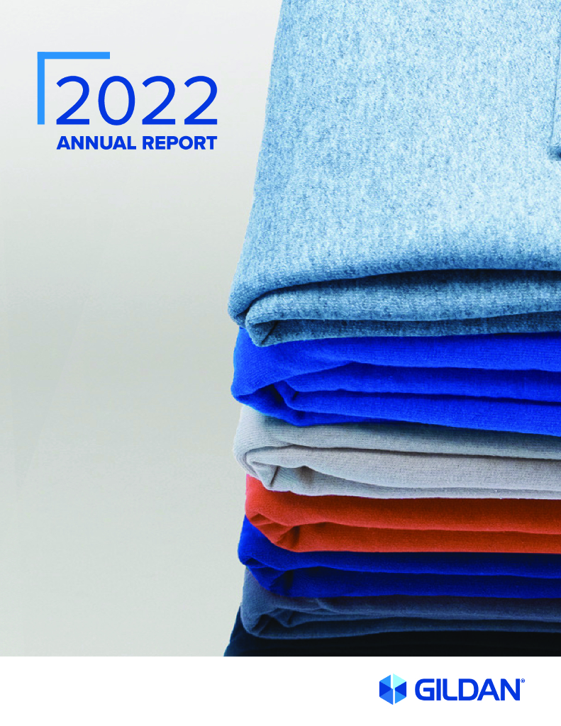 Gildan Activewear Inc.（GIL）2022财年年度报告（英文版）