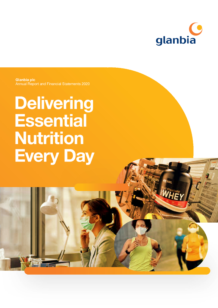 Glanbia Plc（GLB）2020财年年度报告（英文版）
