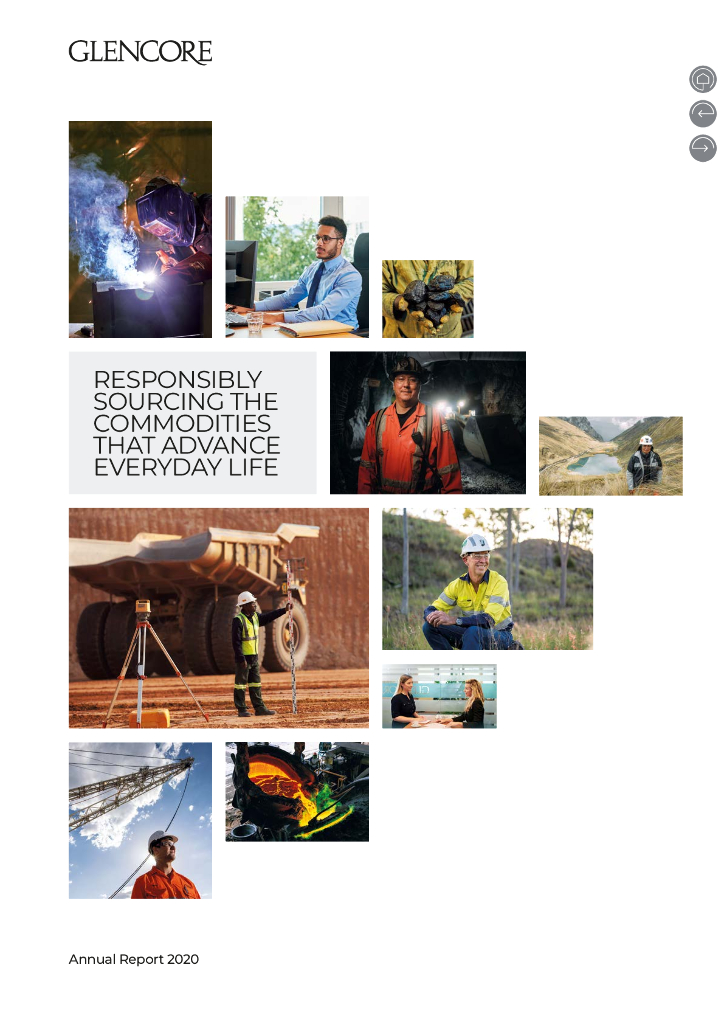 Glencore PLC（GLEN）2020财年年度报告（英文版）