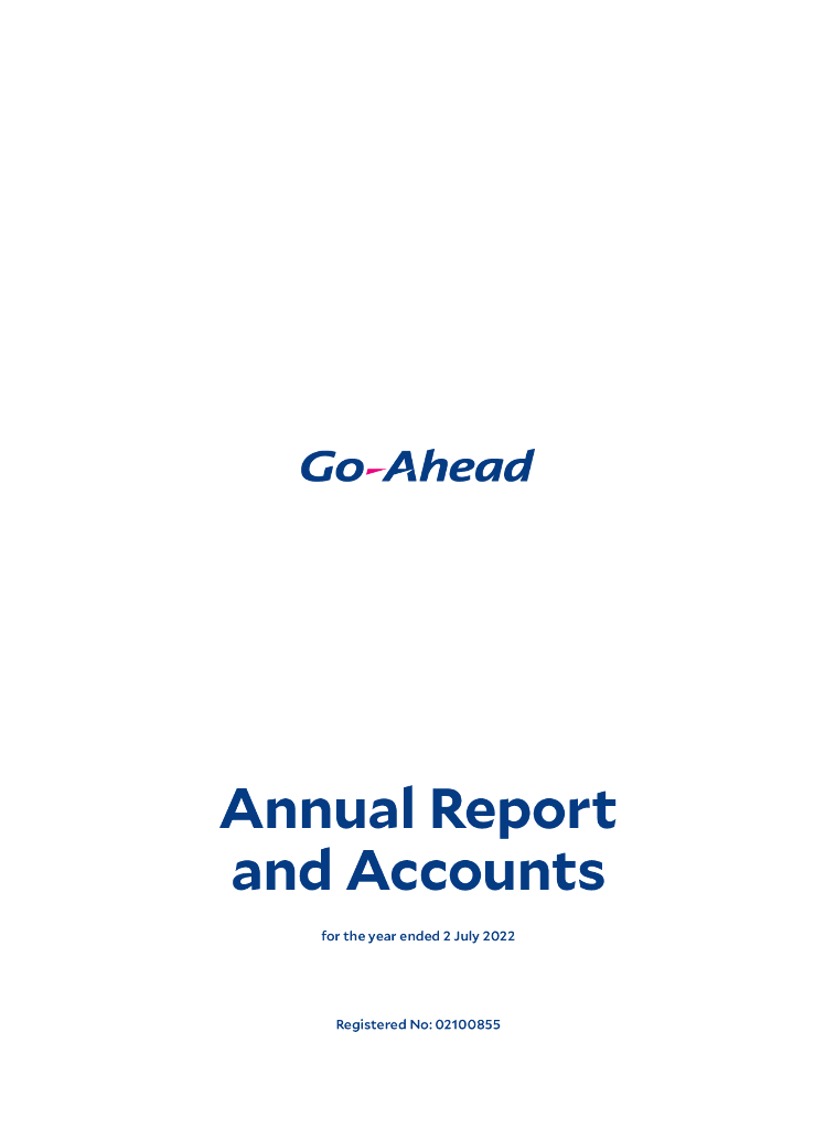 Go-Ahead Group plc（GOG）2022财年年度报告（英文版）