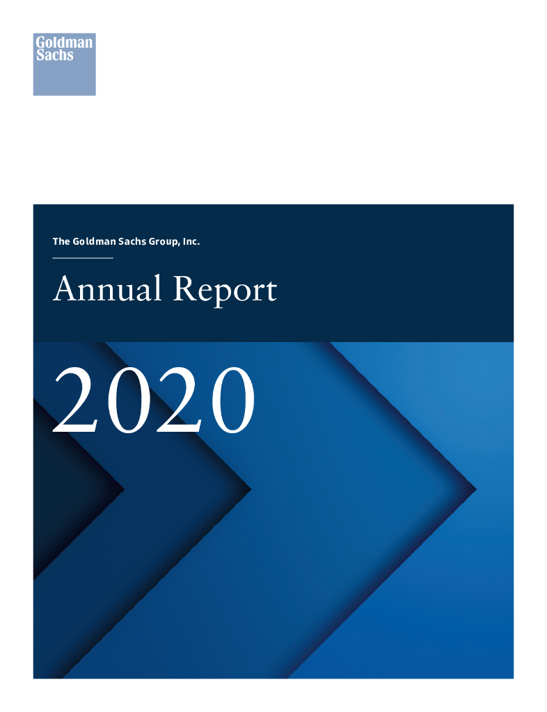 Goldman Sachs Group Inc.（GS）2020财年年度报告（英文版）