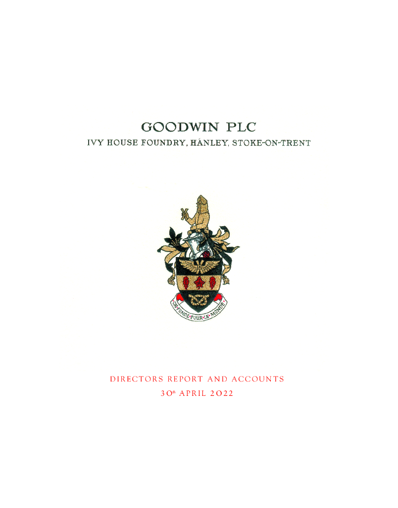 Goodwin Plc（GDWN）2022财年年度报告（英文版）