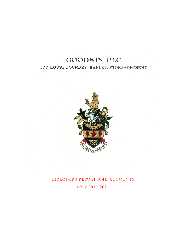Goodwin Plc（GDWN）2021财年年度报告（英文版）