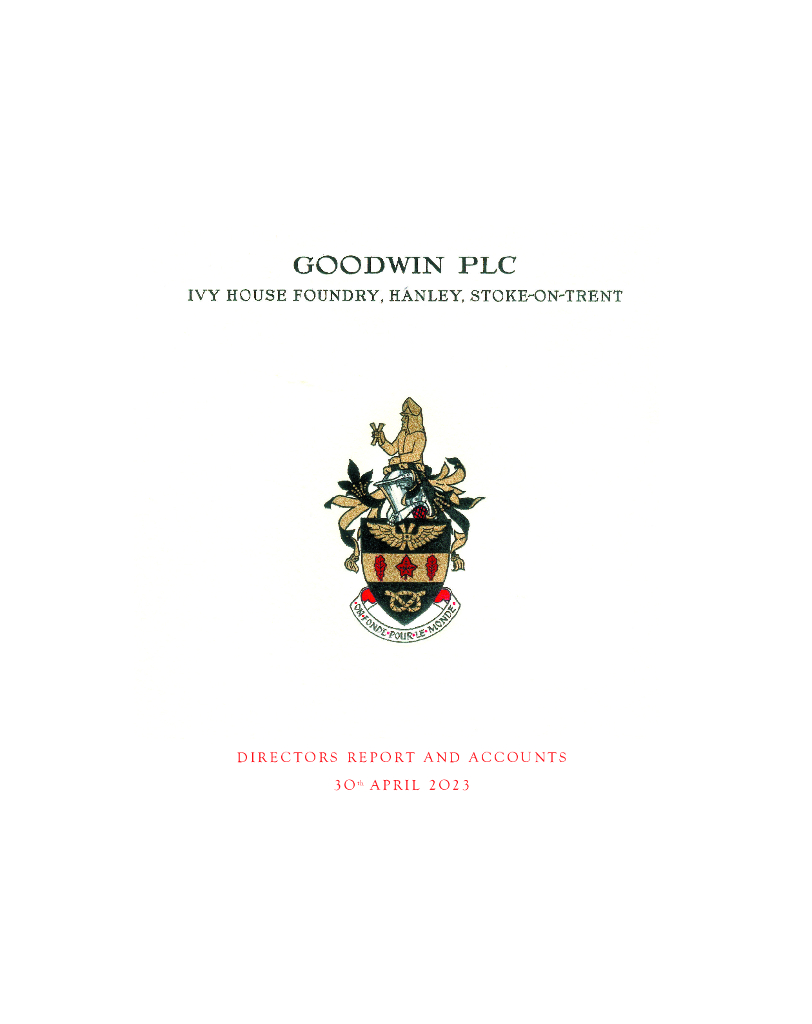 Goodwin Plc（GDWN）2023财年年度报告（英文版）
