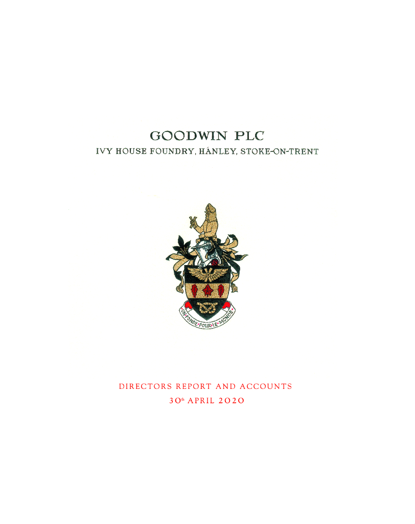Goodwin Plc（GDWN）2020财年年度报告（英文版）