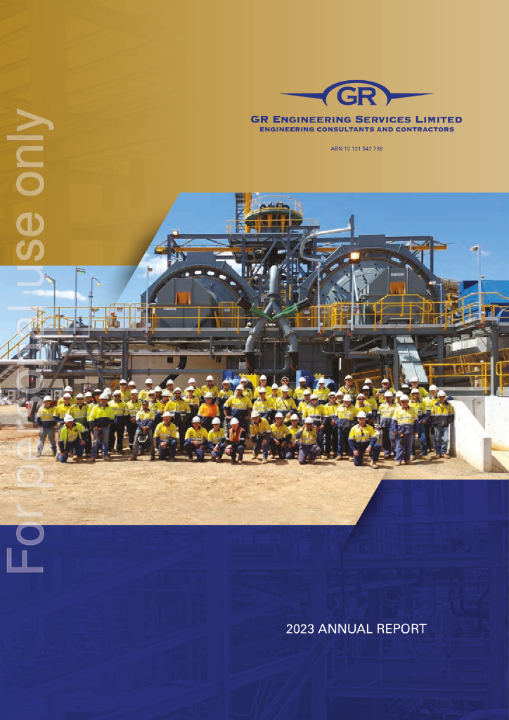 GR Engineering Services Limited（GNG）2023财年年度报告（英文版）