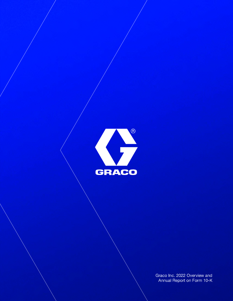 Graco Inc.（GGG）2022财年年度报告（英文版）