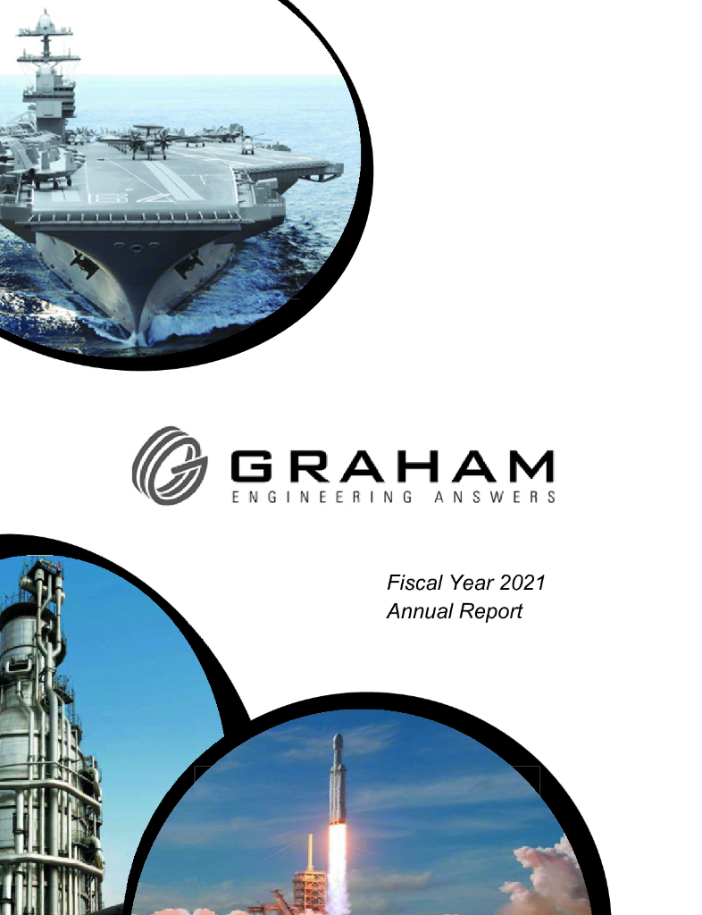 Graham Corporation（GHM）2021财年年度报告（英文版）