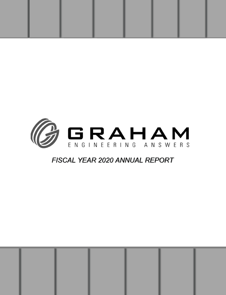 Graham Corporation（GHM）2020财年年度报告（英文版）