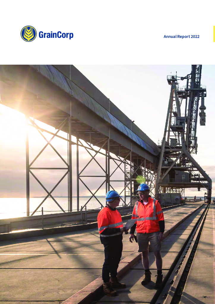 Graincorp Ltd（GNC）2022财年年度报告（英文版）