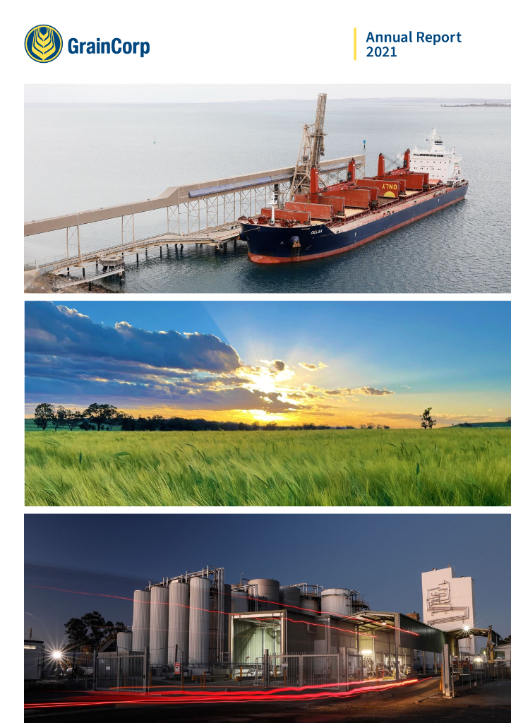 Graincorp Ltd（GNC）2021财年年度报告（英文版）