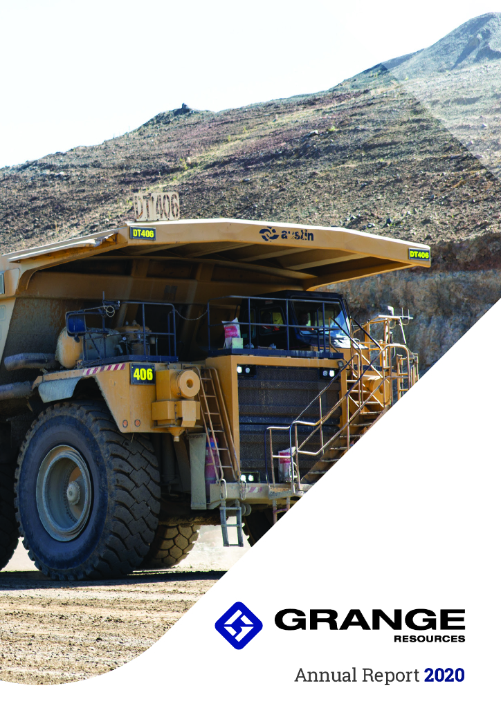 Grange Resources Limited（GRR）2020财年年度报告（英文版）