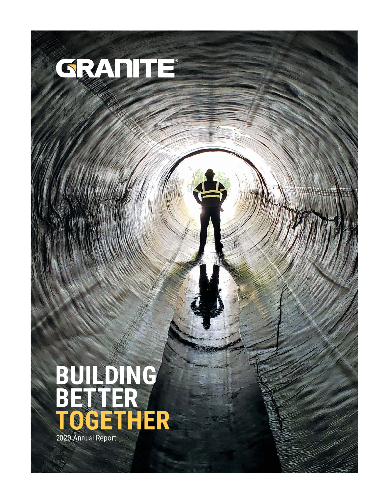 Granite Construction Inc.（GVA）2020财年年度报告（英文版）