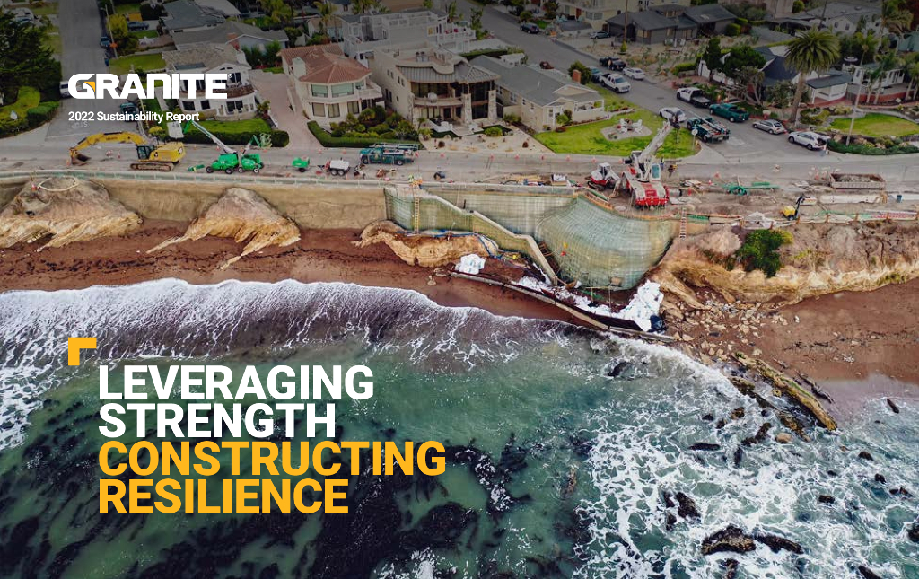 Granite Construction Inc.（GVA）2022年可持续发展报告（英文版）