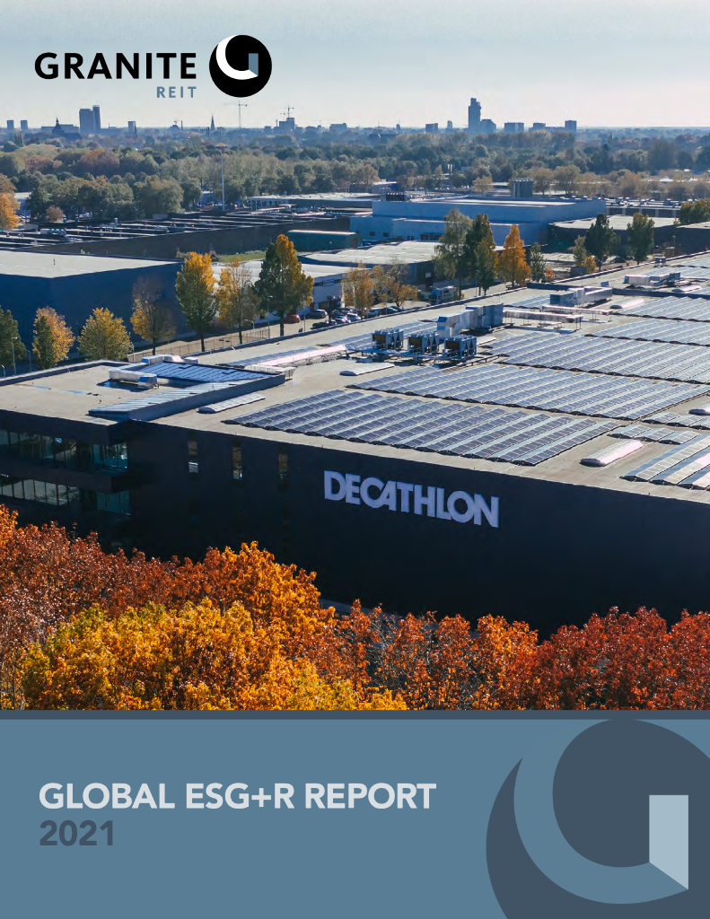 Granite Real Estate Investment Trust（GRT）2021年ESG报告（英文版）