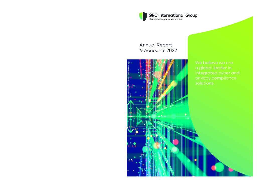 GRC International Group Plc（GRC）2022财年年度报告（英文版）