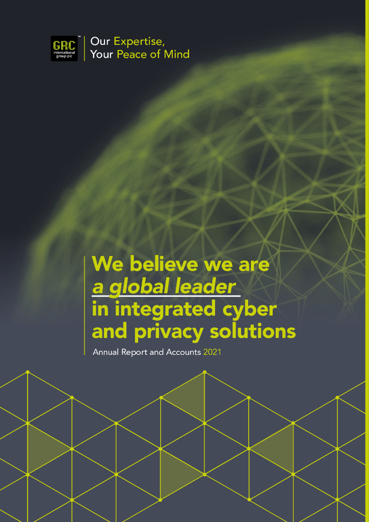 GRC International Group Plc（GRC）2021财年年度报告（英文版）