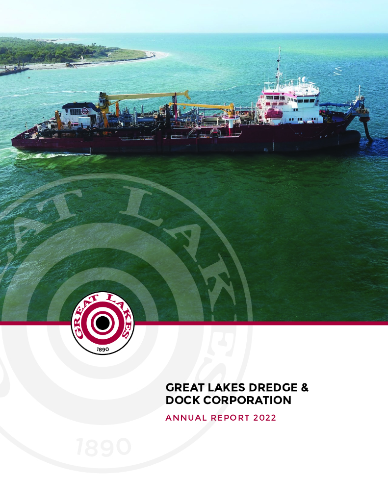 Great Lakes Dredge&Dock Corporation（GLDD）2022财年年度报告（英文版）