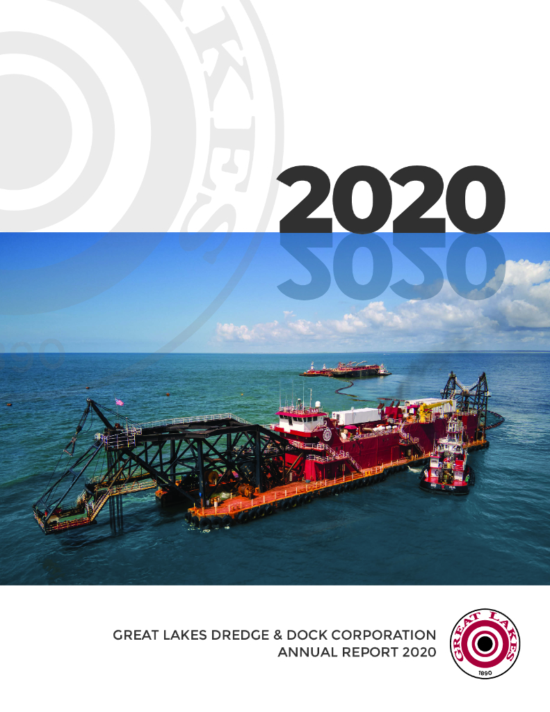 Great Lakes Dredge&Dock Corporation（GLDD）2020财年年度报告（英文版）