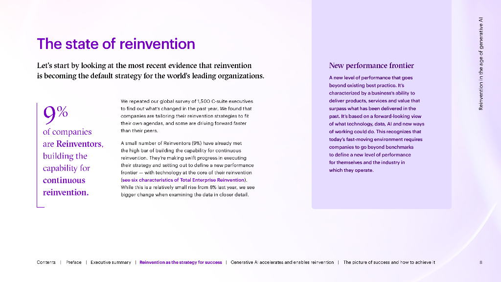 埃森哲：2024在生成式人工智能时代的企业重塑报告（英文版）_第8页