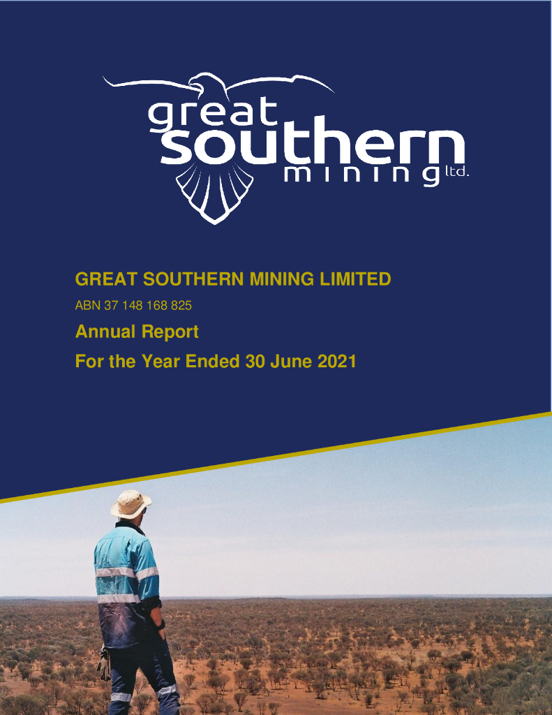 Great Southern Mining Limited（GSN）2021财年年度报告（英文版）