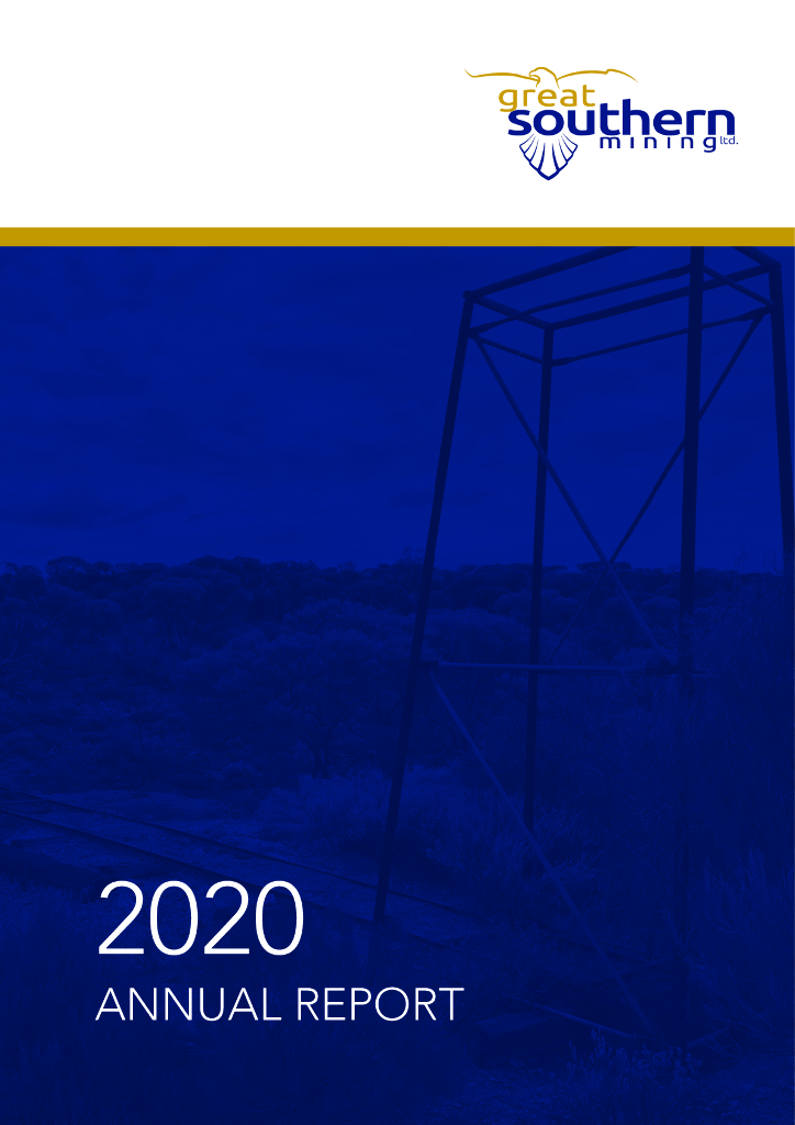 Great Southern Mining Limited（GSN）2020财年年度报告（英文版）